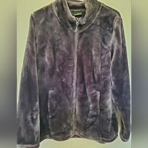 32 Heat Women's Plush Lavender Teddy Jacket